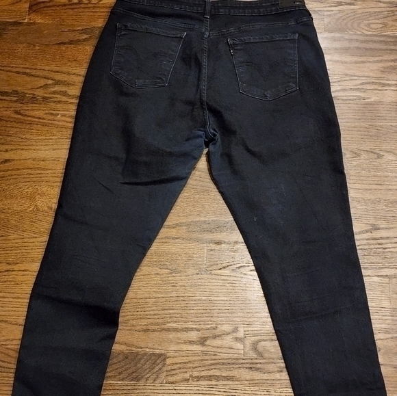Levi's Black Legging Jeans Size 16M Length 32 - Picture 2 of 8